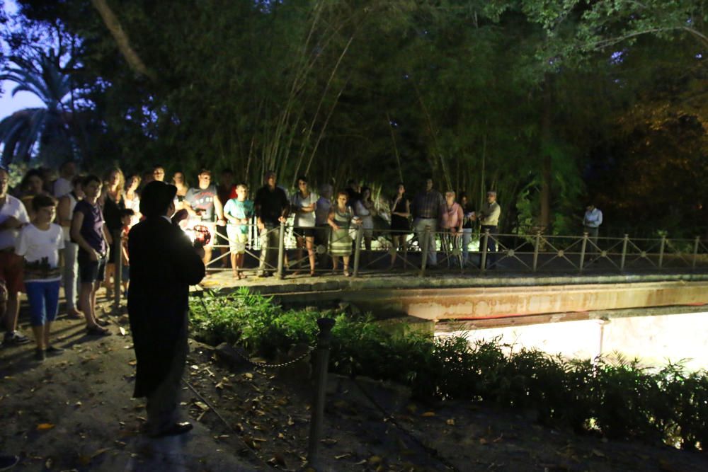 Visita nocturna a los Jardines de la Concepción