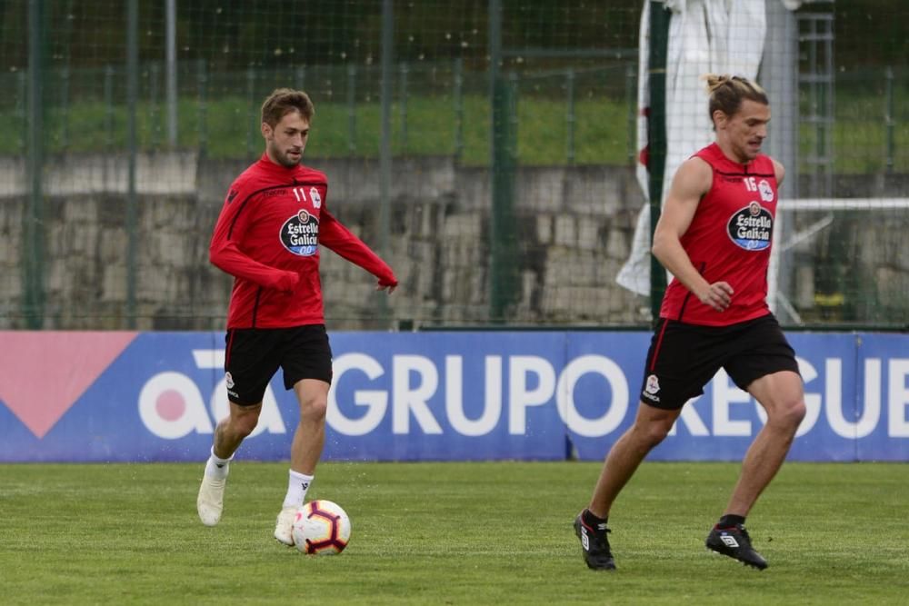 El Dépor vuelve al trabajo tras perder con Osasuna