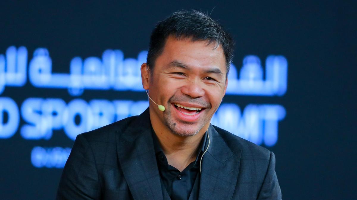 Manny Pacquiao, en el evento de Dubái