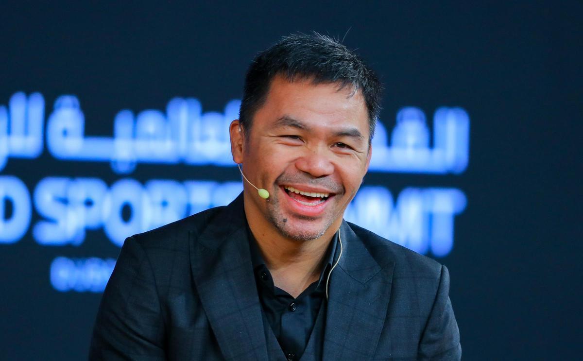 Manny Pacquiao, en el evento de Dubái