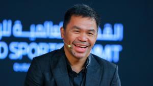 Manny Pacquiao, en el evento de Dubái