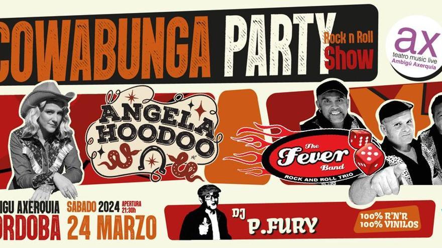 Cowabunga Party: Angela Hoodoo + The fever Band