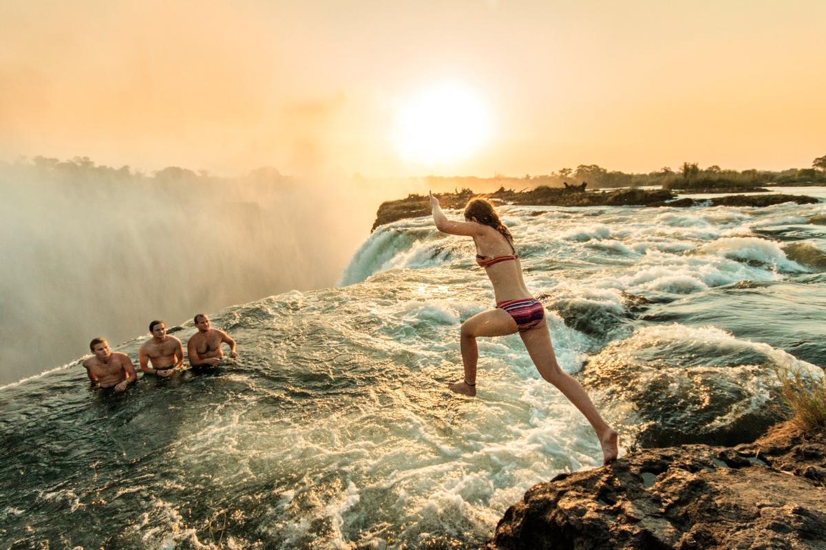 Piscina del diablo, Cataratas victoria, África
