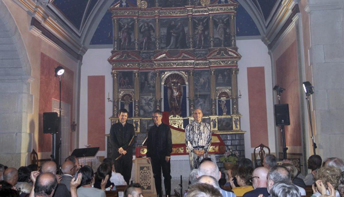 El concert «Oneiroi» del festival Espurnes Barroques omple l’església de Sant Miquel de Castelltallat