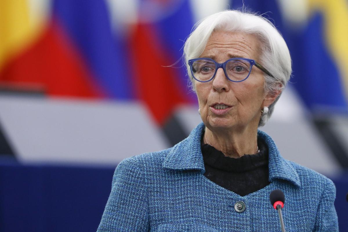 Christine Lagarde, presidenta del BCE, en una fotografía de archivo. EFE/EPA/JULIEN WARNAND