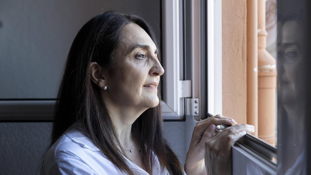 Silvia Manzano, en su casa de Rubí.