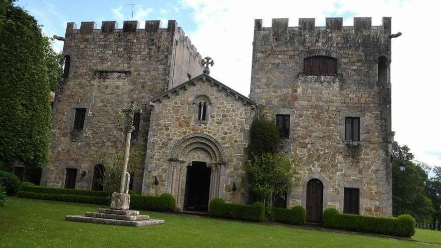 Vista del pazo de Meirás.