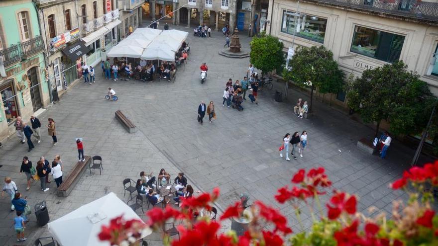 Los hechos ocurrieron en la plaza de Curros Enríquez