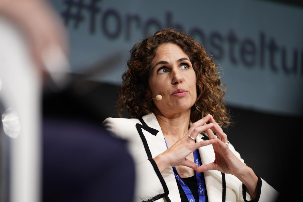 Sabina Fluxá, vicepresidenta y CEO de Grupo Iberostar en el Foro Hosteltur,  ayer, en Madrid.