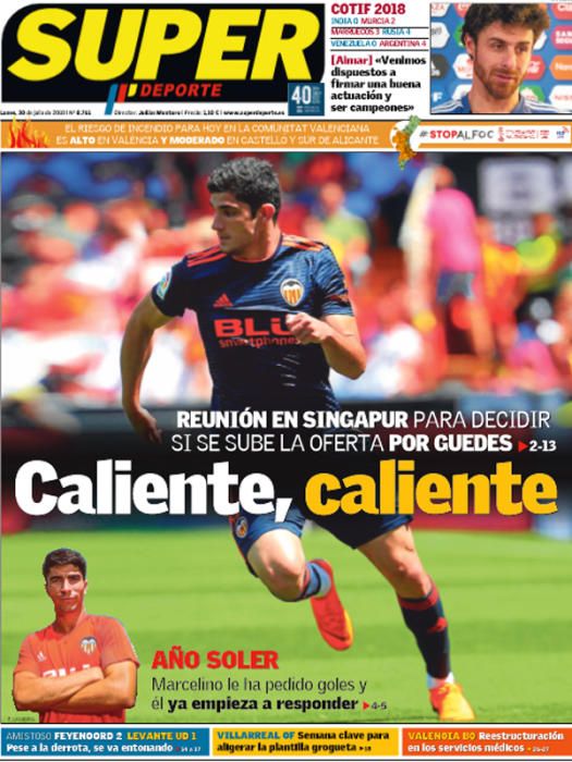 Así fue el fichaje de Guedes por el Valencia CF