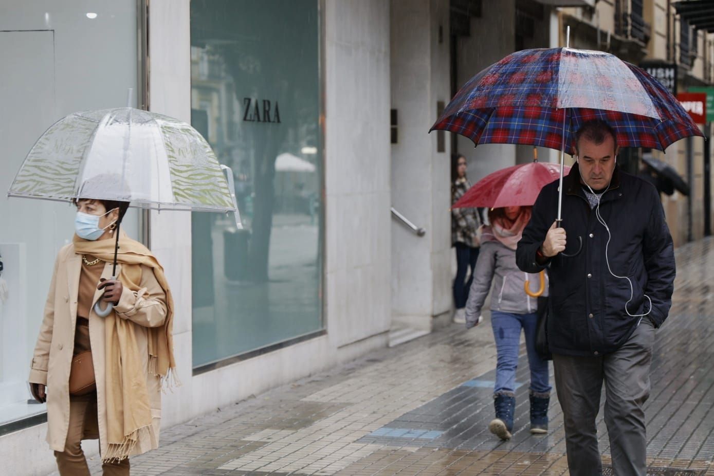 Temporal de lluvia en València