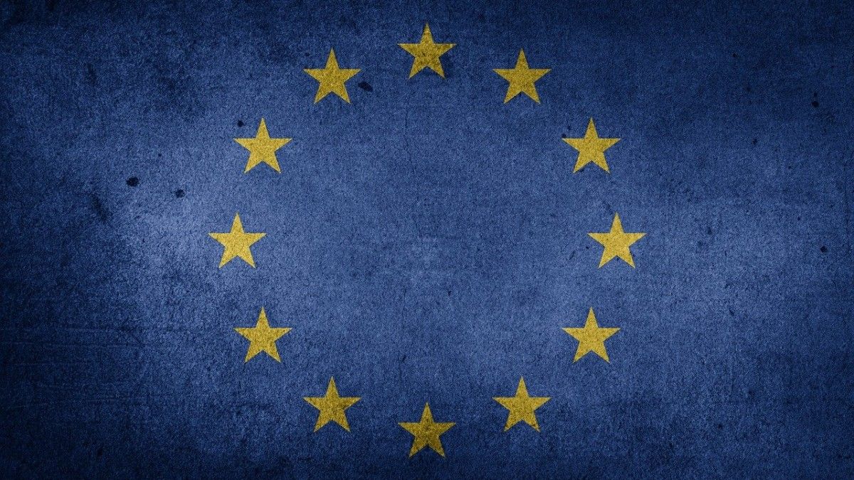 La bandera de la Unión Europea