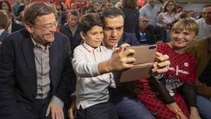 Mitin de Pedro Sánchez en Castelló. 