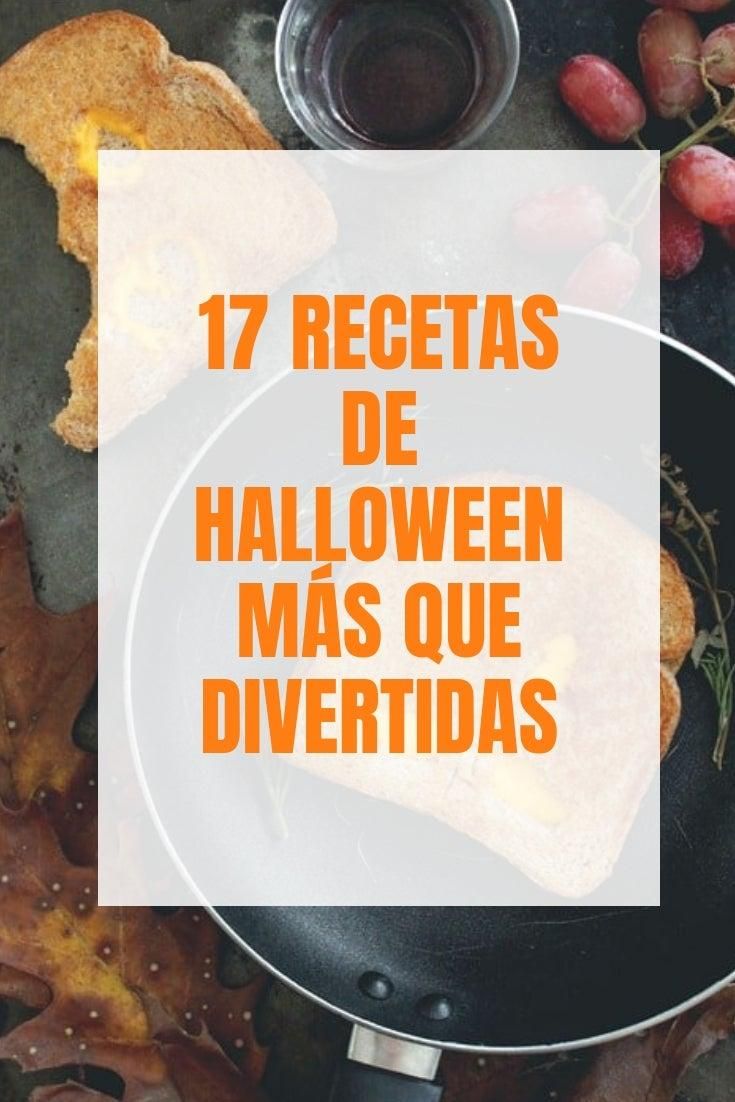 17 recetas de Halloween que están para morirse