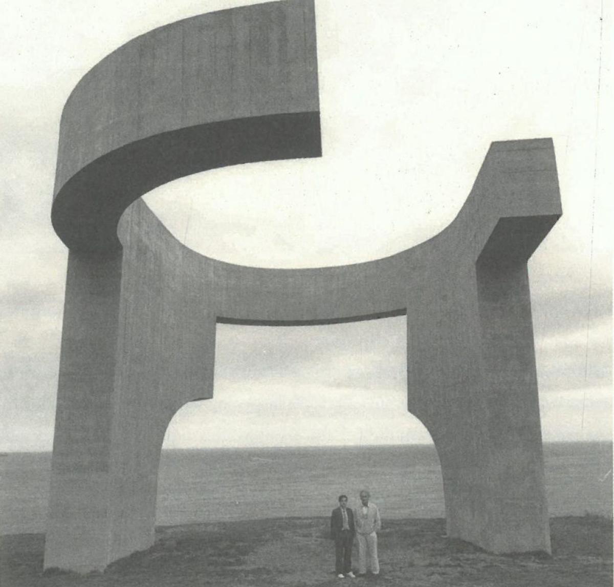 Elogio del horizonte IV
en el cerro de Santa 
Catalina de Gijón.