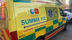Imagen de una ambulancia del Summa 112.