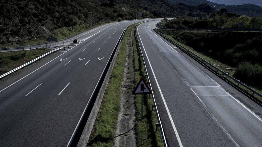 Una imagen de la A-52 a su paso por la provincia de Ourense. |   // BRAIS LORENZO