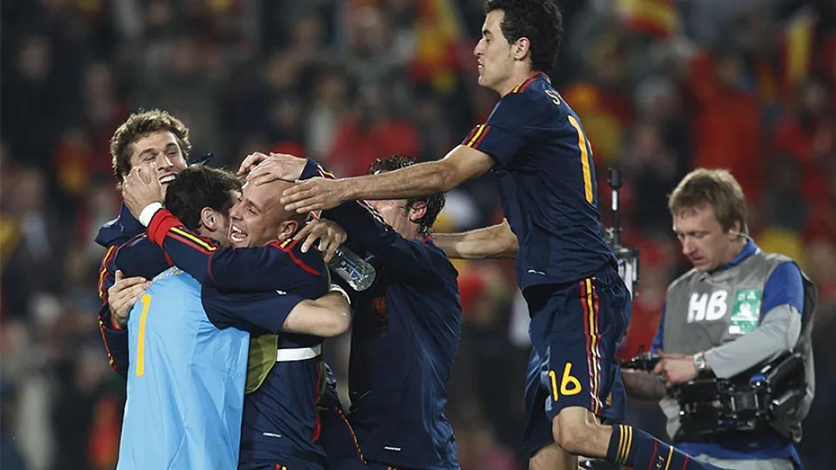 España superó a Paraguay en los cuartos en 2010