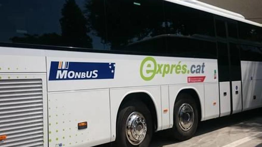 Imatge que tenen els autobusos exprés que s&#039;estrenaran