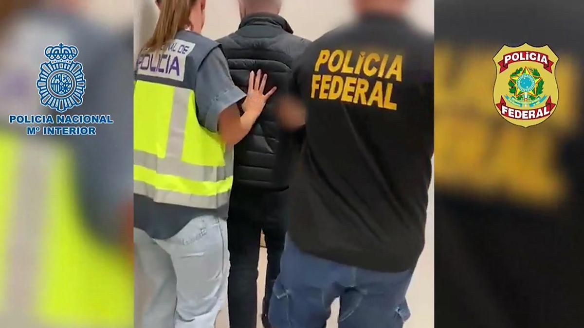 Detenido un fugitivo buscado en Brasil por blanqueo de grandes cantidades de dinero, procedentes del narcotráfico internacional