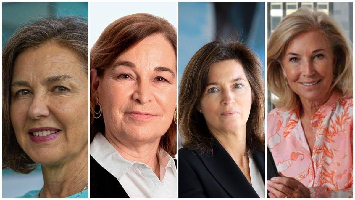 De izquierda a derecha: Ana Peralta, Belén Romana, Cristina de Parias y María Dolores Dancausa.