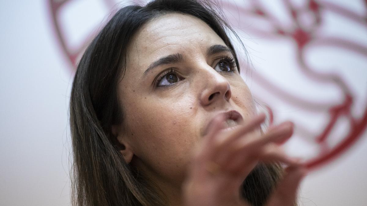 La ministra de Igualdad, Irene Montero.