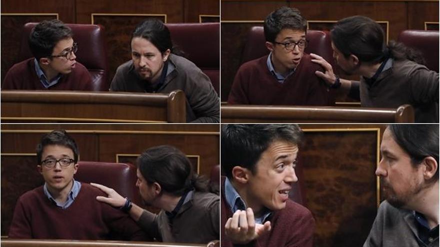 Intensa discussió entre Igleisias i Errejón a l&#039;escó