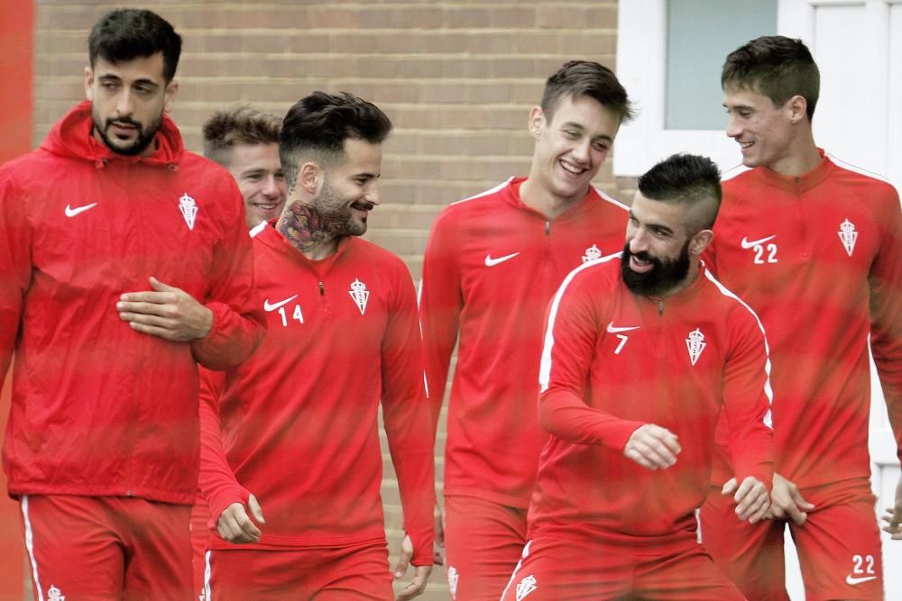 Entrenamiento del Real Sporting