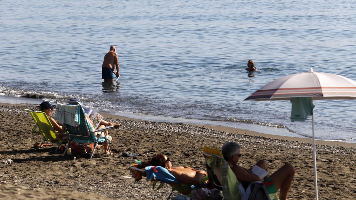 Buen tiempo y temperatura de verano en Málaga a comienzos de noviembre.