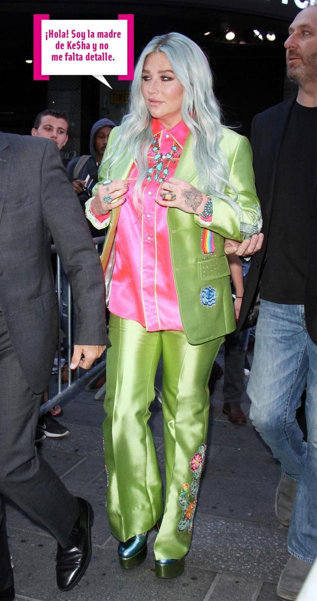 Ke$ha, toda una señorona para presentar 'Rainbow' en Nueva York