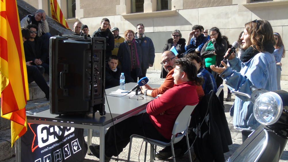 Manifestació 3+2 dels estudiants gironins