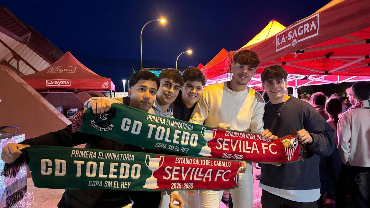 La afición del Toledo no sueña, cree en "eliminar al Sevilla"
