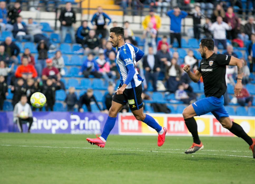 Los blanquiazules desperdician la oportunidad de huir del descenso y no pasan del empate ante un Andorra con uno menos desde el 52'