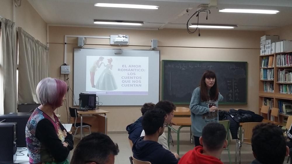 Acciones en los centros educativos por el 25N