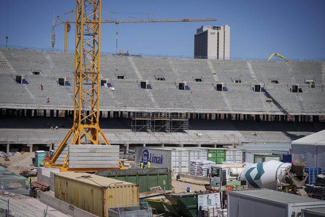 Así avanzan las obras de remodelación del Spotify Camp Nou, en imágenes.
