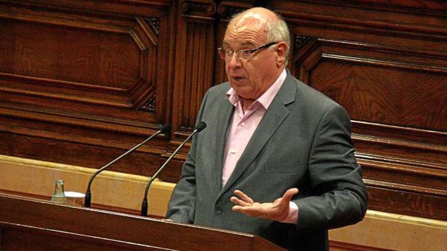 Lluís Rabell, president del grup parlamentari Catalunya Sí que es Pot