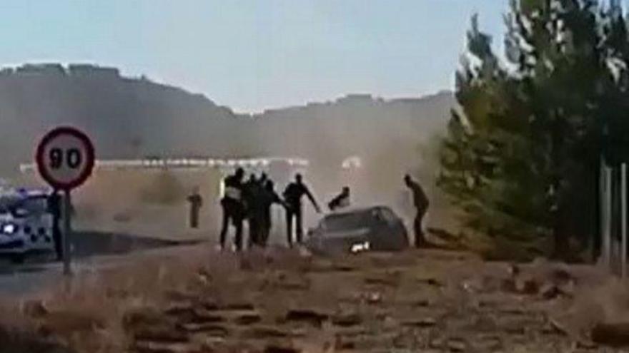 Detenido en Teruel tras saltarse dos controles y herir a seis agentes