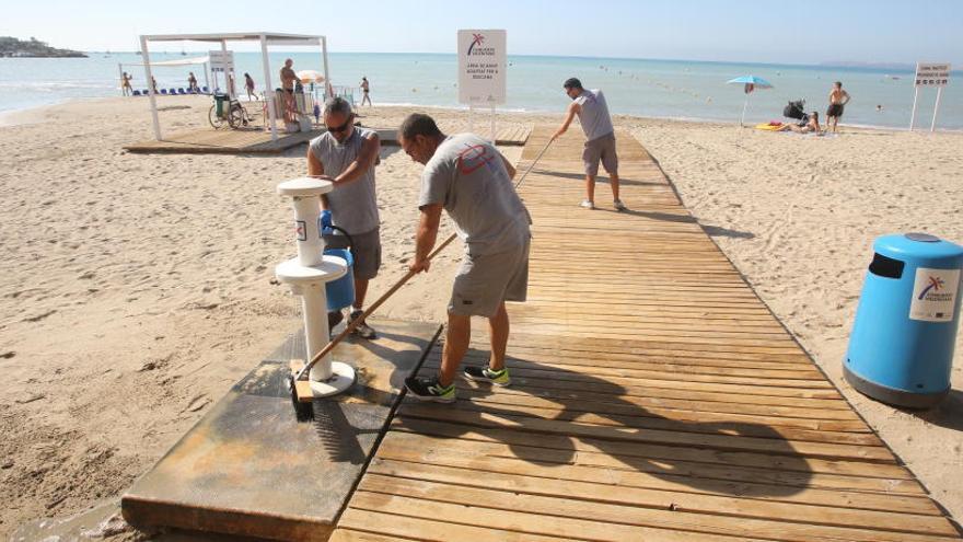 El Ayuntamiento afirma que las playas se han recuperado al 80% tras el temporal