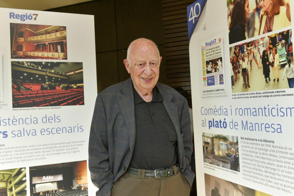 Exposició 40 anys Regió7 a Solsona