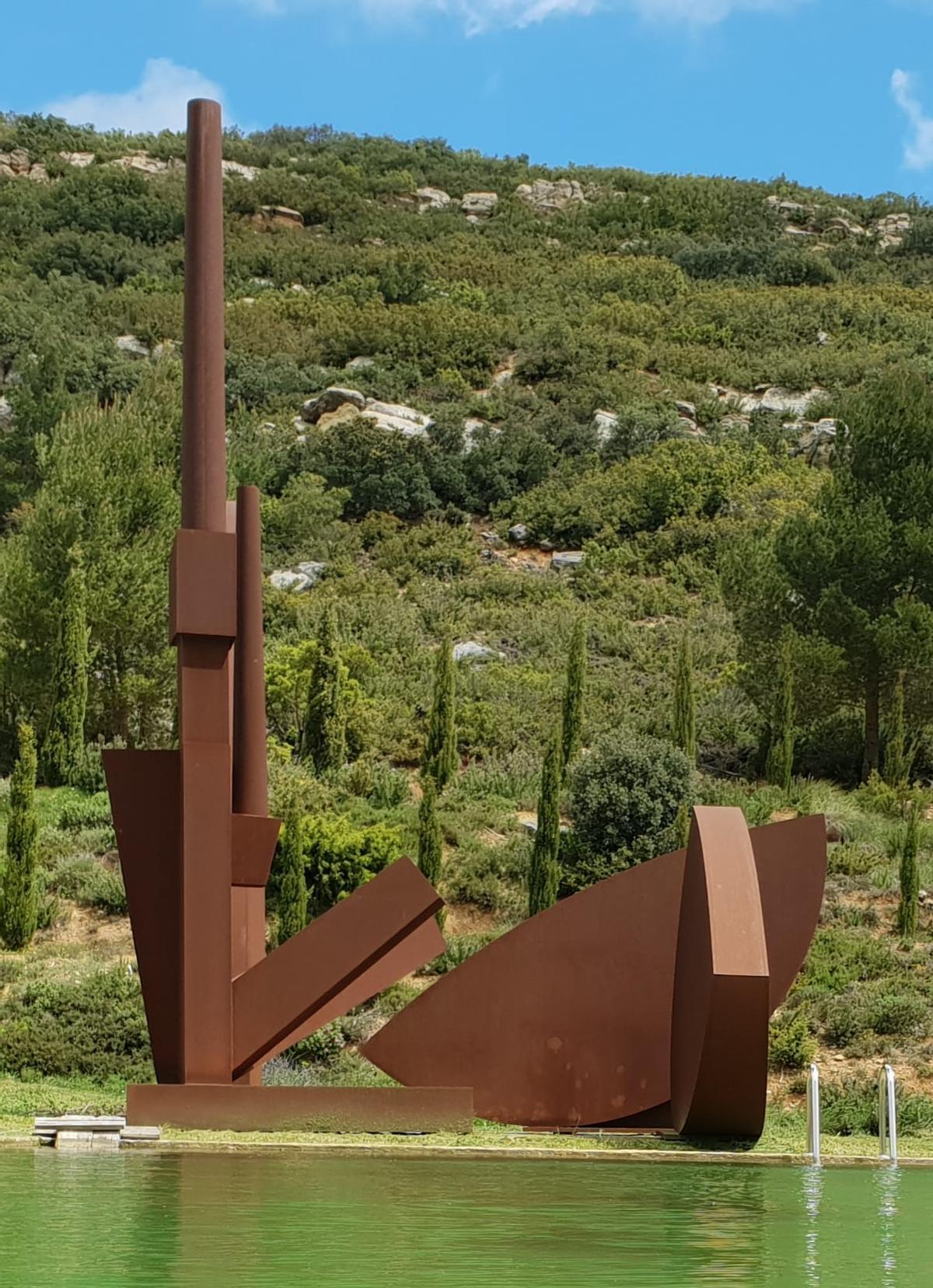 Obras de Miquel Navarro en La Alqueruela (Siete Aguas).