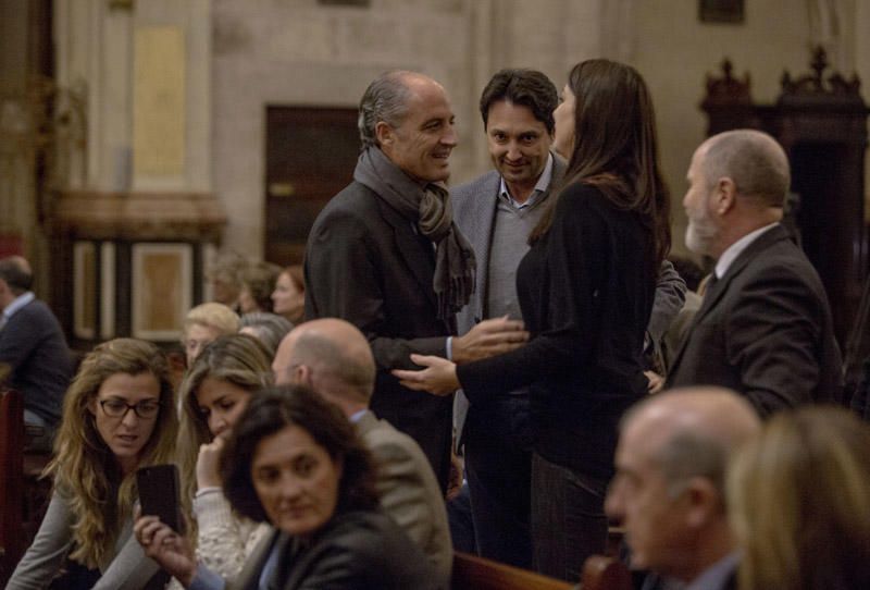 Misa celebrada en la Catedral de València en el primer aniversario de la muerte de la exalcaldesa