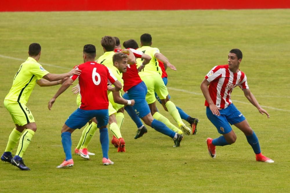 El Sporting B entra en la pelea por el ascenso a Segunda B