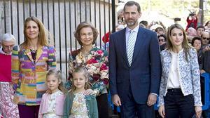 El Rei i els ducs de Palma, els grans absents de la cita.