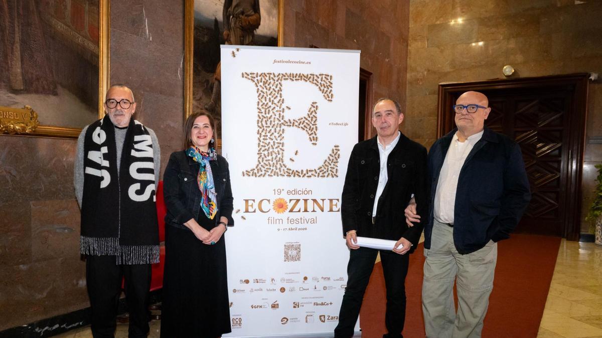 El Ecozine Film Festival se ha presentado este lunes en el Ayuntamiento de Zaragoza.