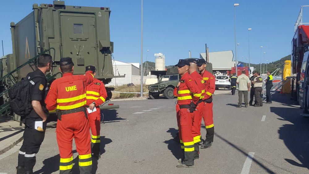 Un incendio amenaza la Calderona en Gátova