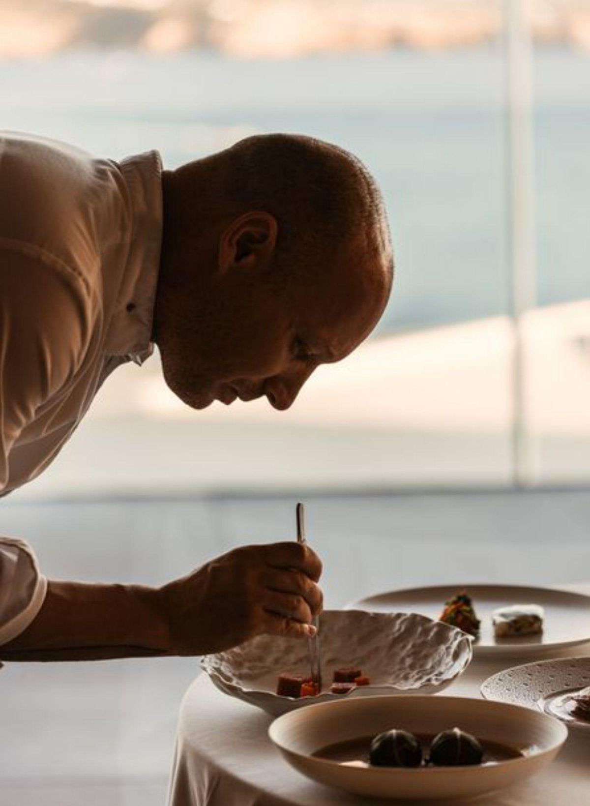El chef Óscar Salazar.