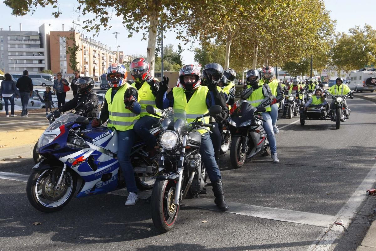 Concentración motera en Córdoba contra los guardarraíles sin protección