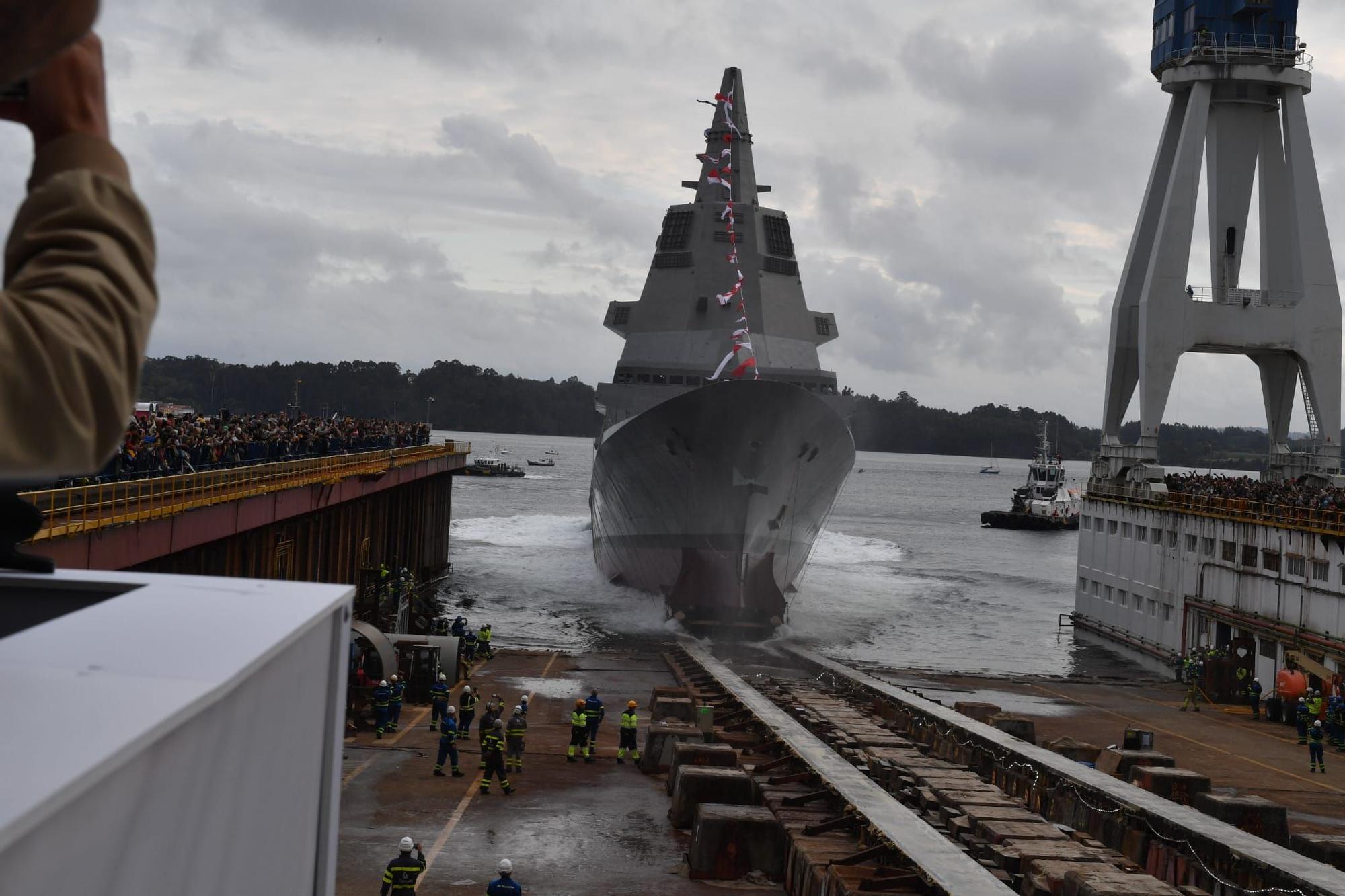 Botadura de la fragata ‘Bonifaz en Ferrol