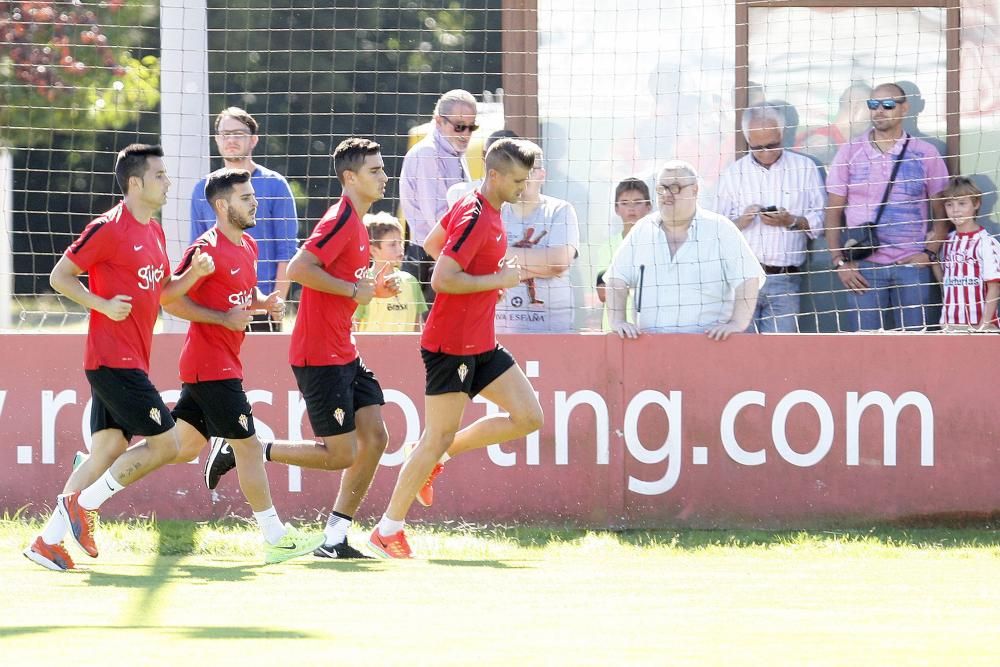 Entrenamiento del Sporting