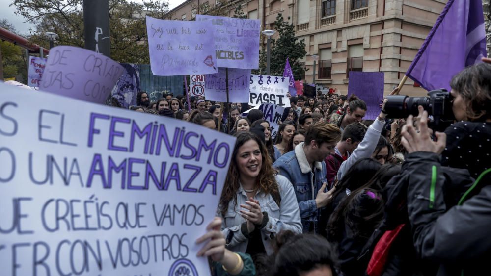 Manifestación en Palma por el Día Internacional de la Mujer